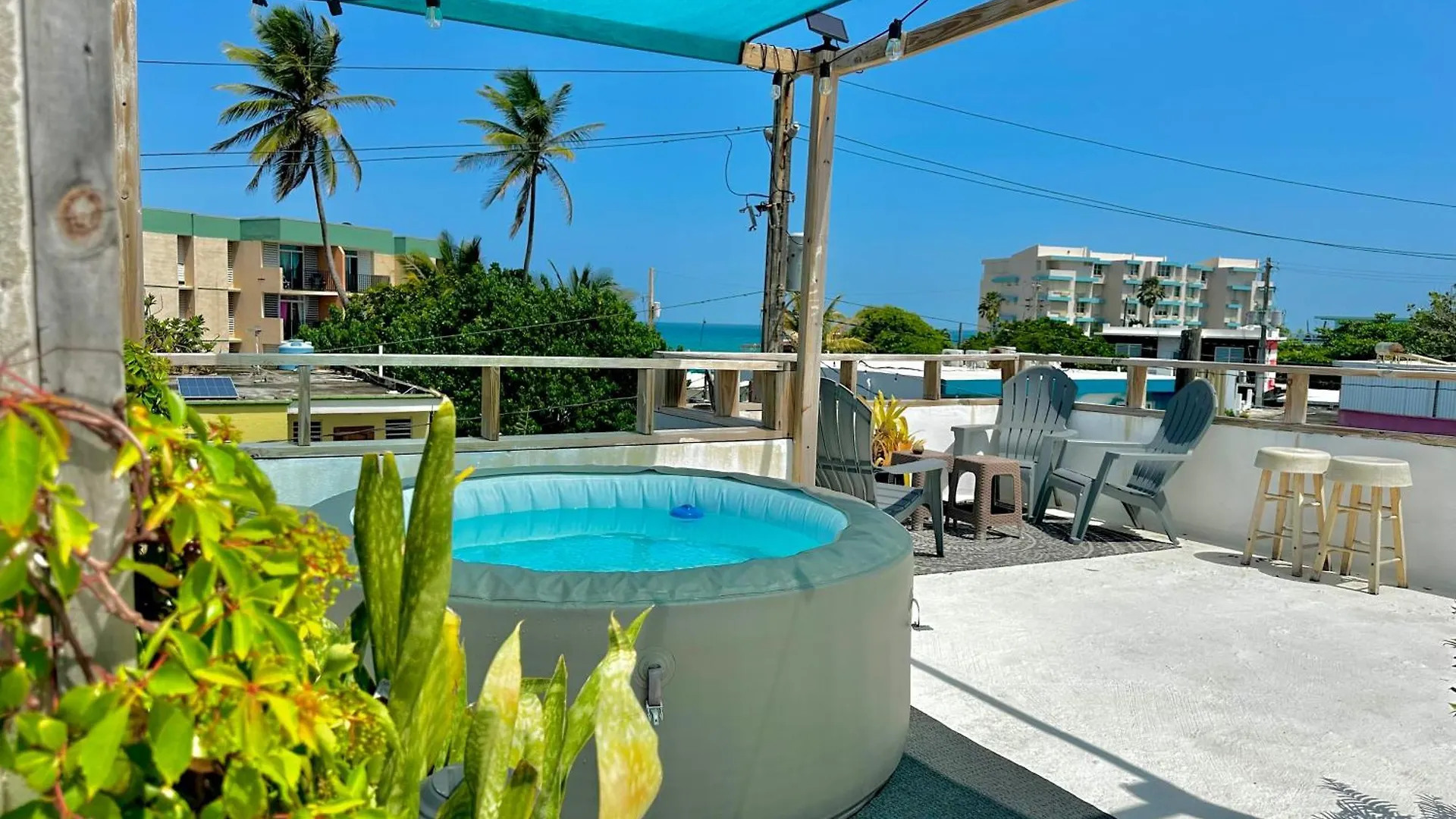 Casa Sofia Wabi Sabi Apt With Rooftop, Walk To Beach Luquillo 0*,  Puerto Rico
